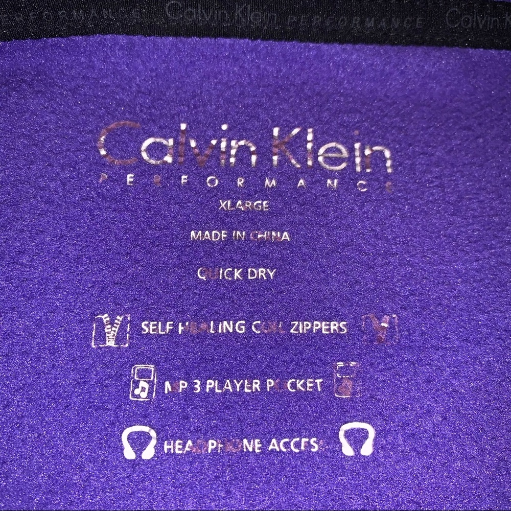 Calvin Klein Performance Zip Up Fleece Jacket - Picture 10 of 10